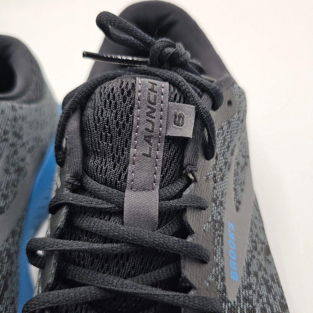 Brooks Launch 6 Mens Running Shoes Black Grey Blue 1102971D011 Size 11 - Picture 7 of 10